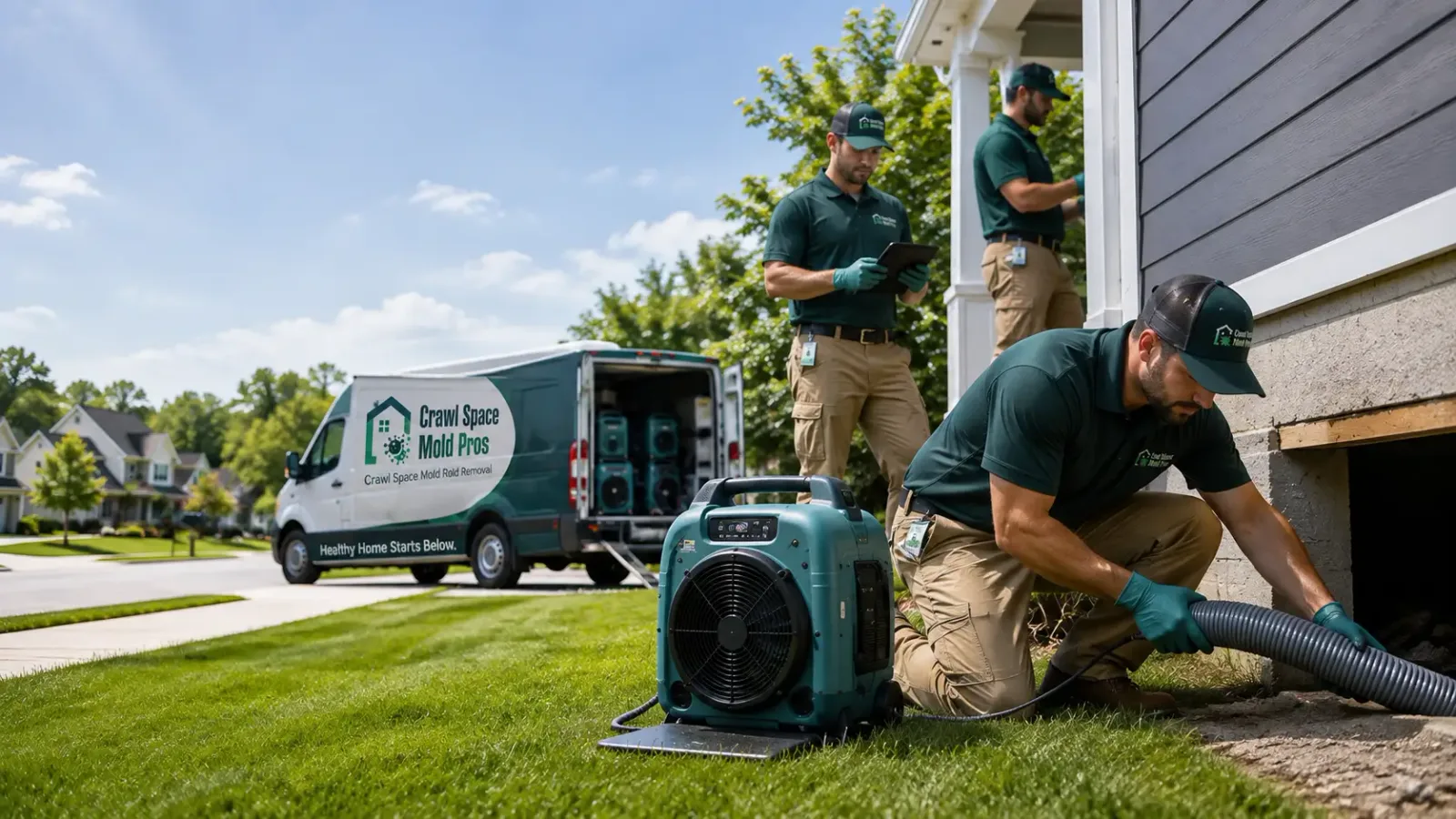 Crawl Space Mold Removal in Reading, PA